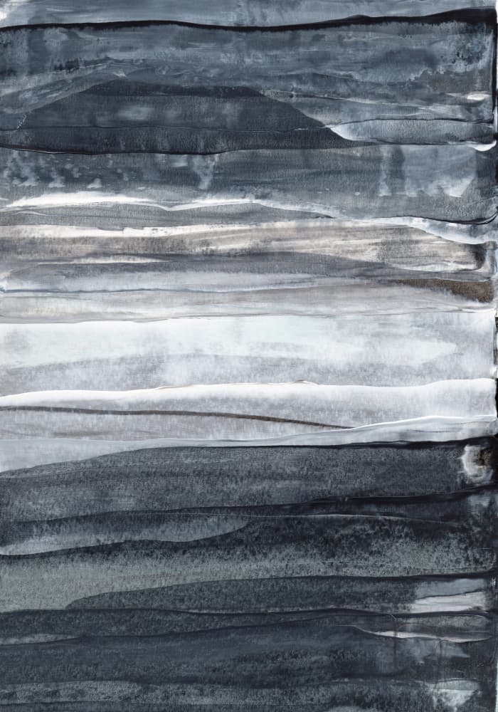 Abstract Grey Horizon by uplusmestudio — canvas wall art