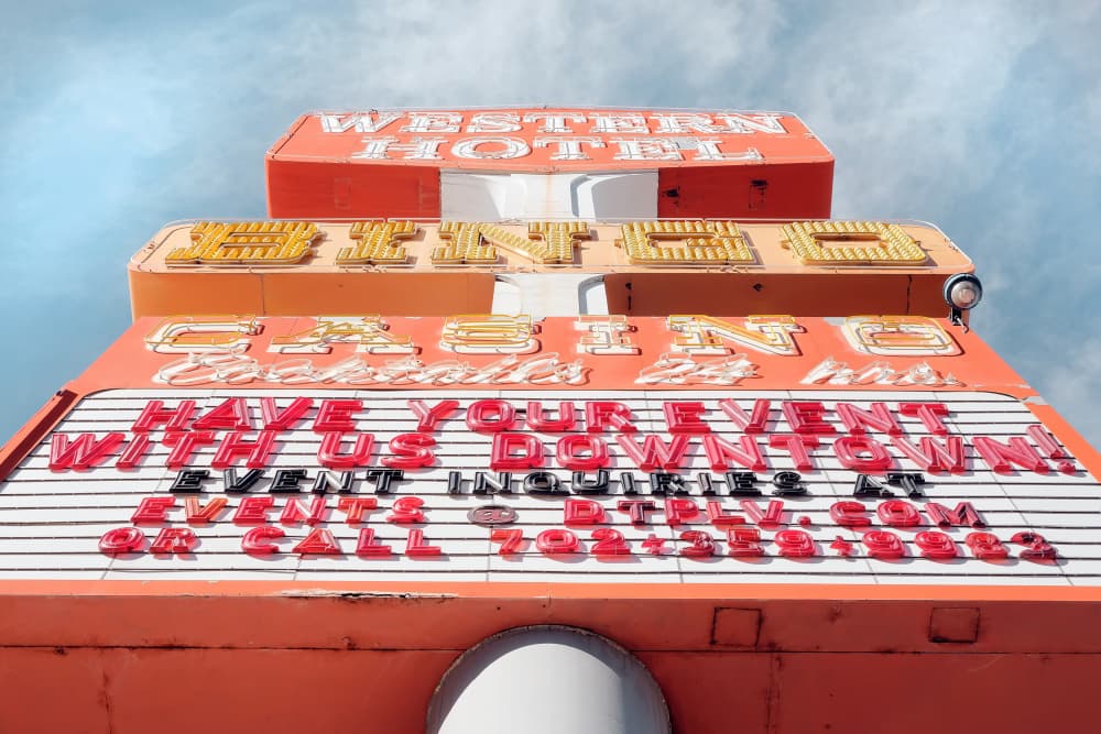 Vintage Casino Sign by Pictufy Studio III — canvas wall art
