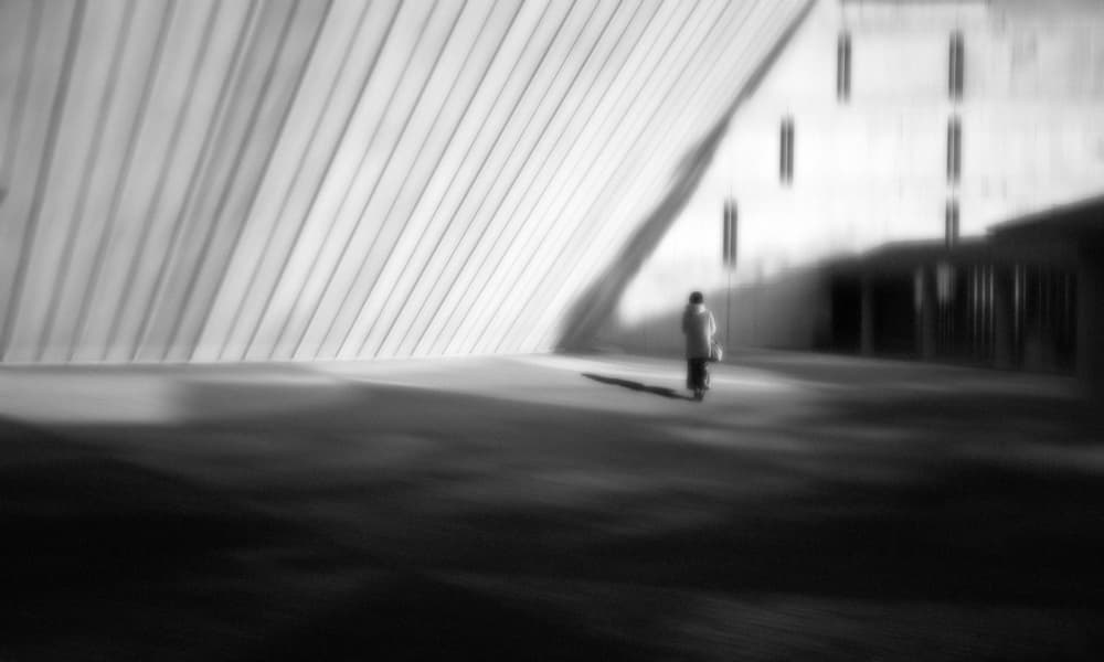 Blurred City Solitude by Teruhiko Tsuchida — canvas wall art