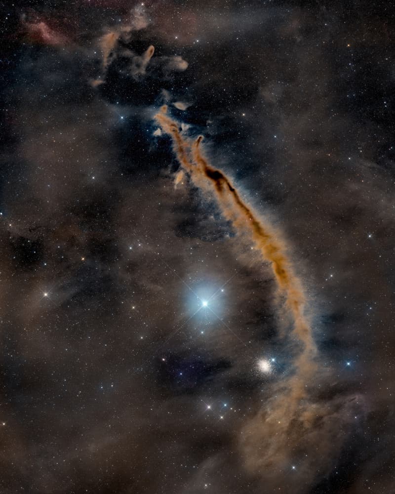 Dark Cosmic River by Vikas Chander — canvas wall art