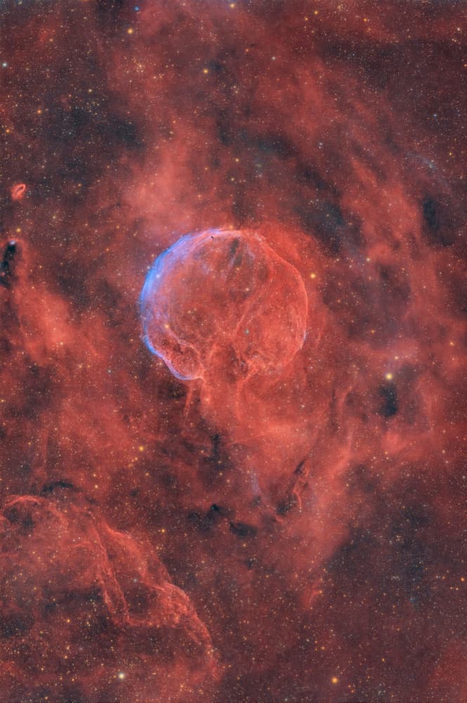 Vibrant Cosmic Bubble by Rosa María Rodríguez — canvas wall art