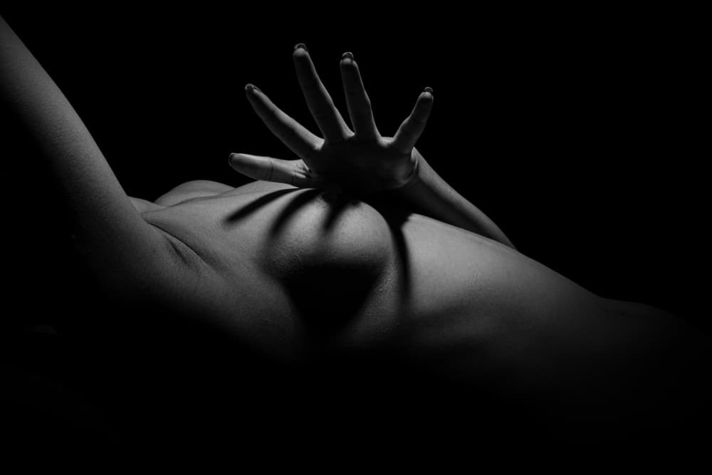 Dramatic Nude Form by PARTHA BHATTACHARYYA — canvas wall art