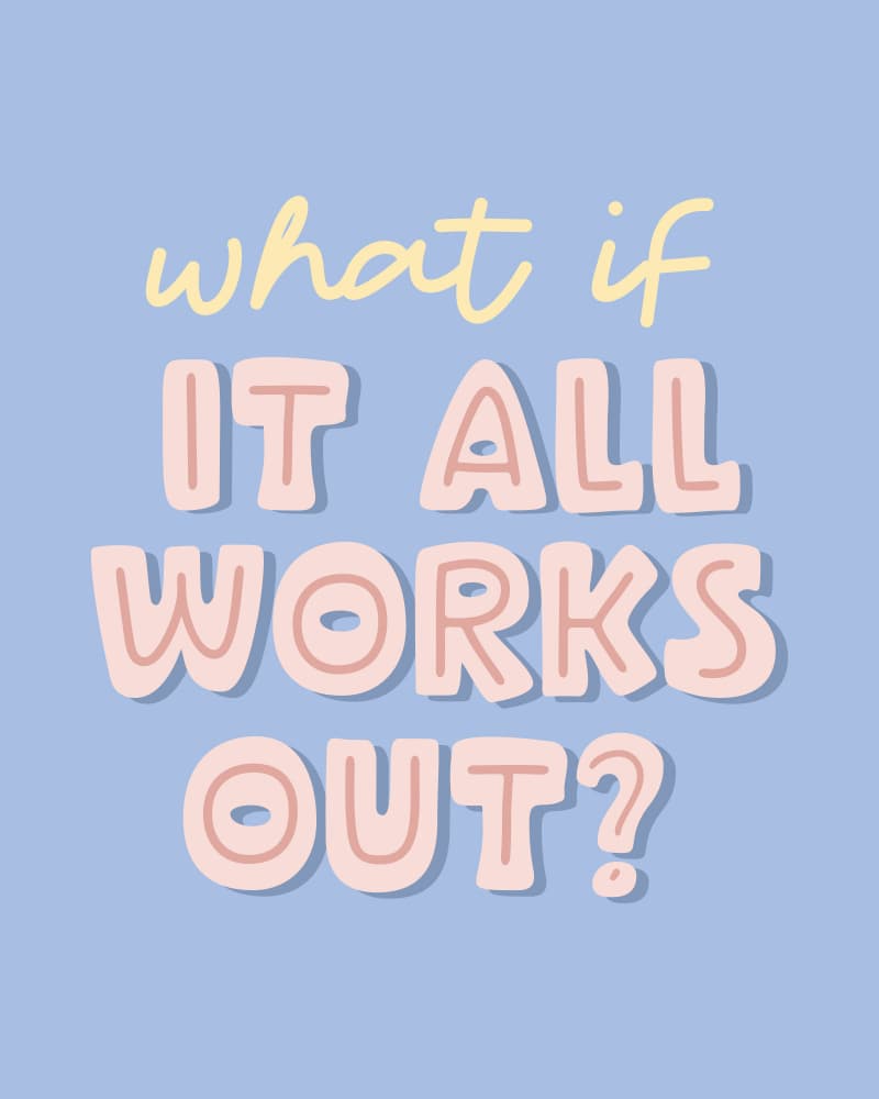 What If It Works Out by KsanaKalpa — canvas wall art