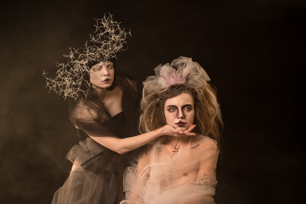 Ethereal Gothic Portrait by Anca Milushev — canvas wall art