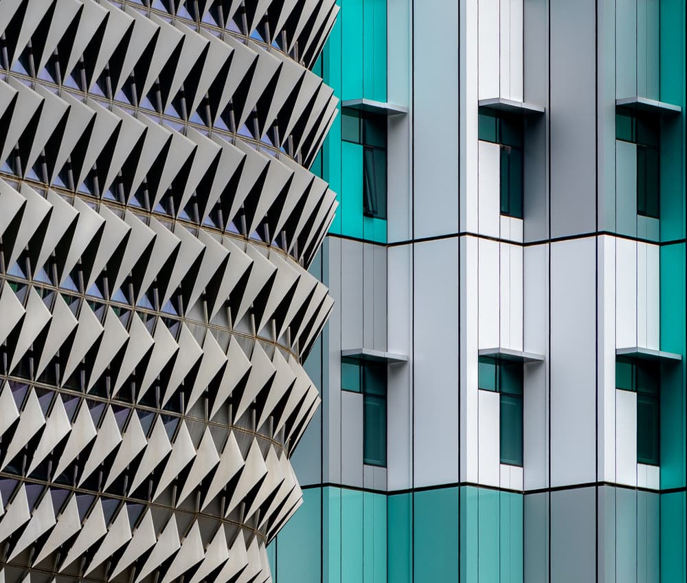 Abstract City Architecture by Wayne Pearson — canvas wall art