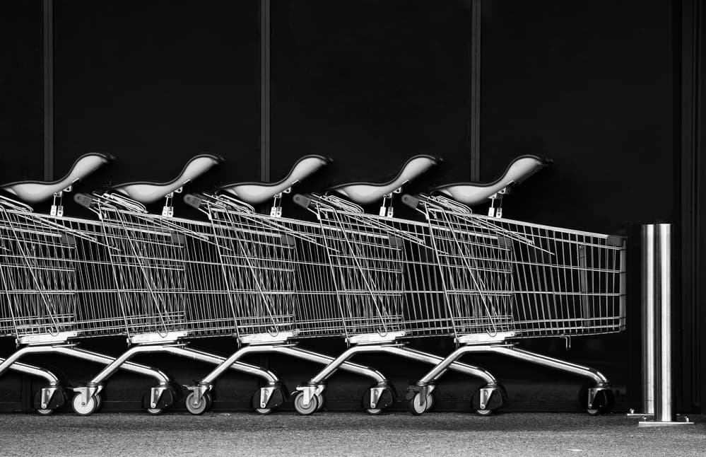 Modern Retail Carts by Jacqueline Hammer — canvas wall art