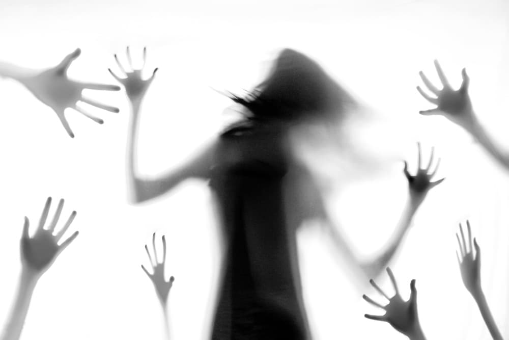Trapped Shadow Hands by m salim bhayangkara — canvas wall art