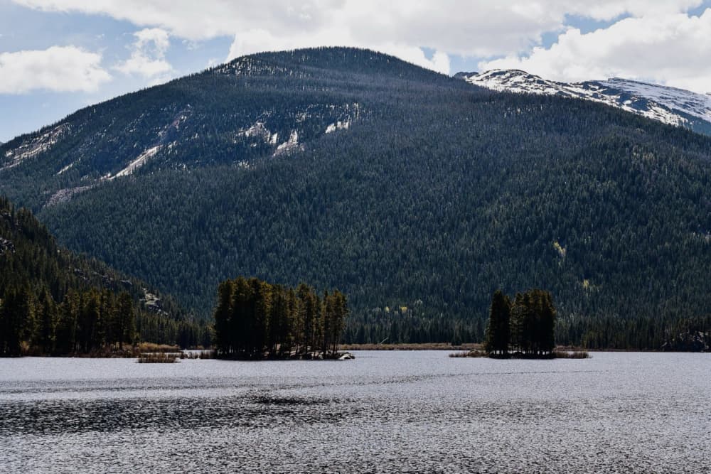 Serene Mountain Lake by Del Mundo Imagery — canvas wall art