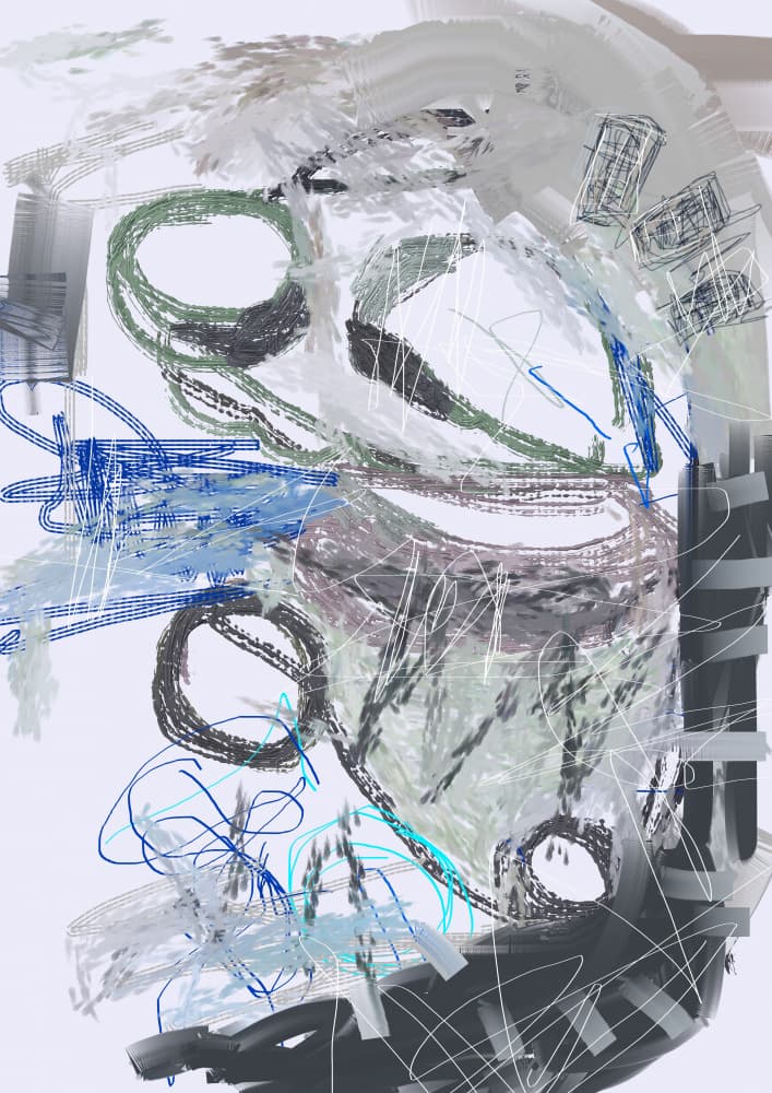 Abstract Coffee Cups