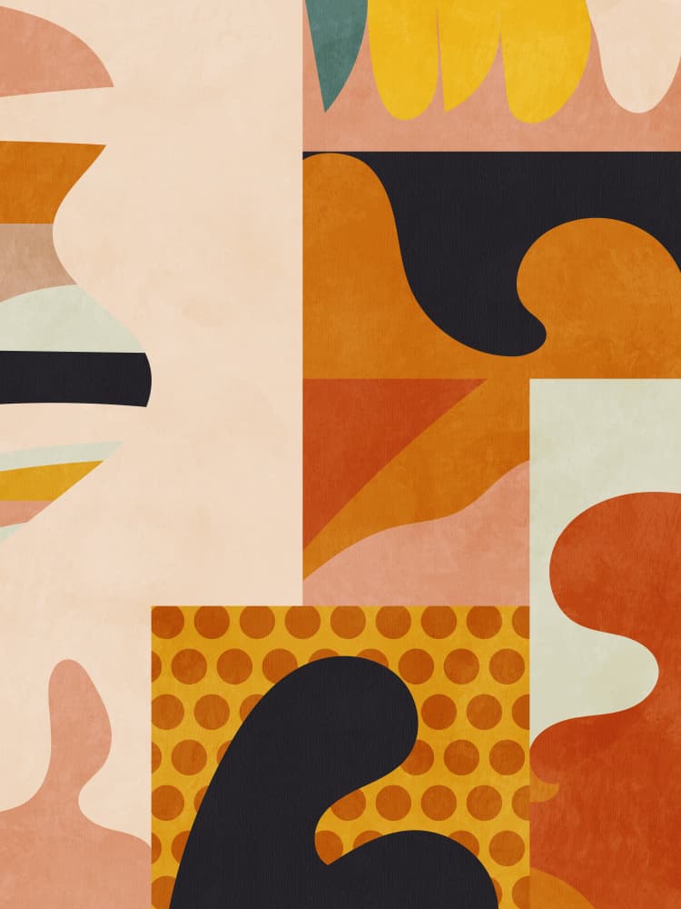 Playing Around Shapes 5 by Ana Rut Bre — canvas wall art