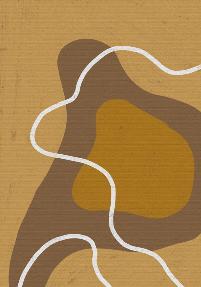 Earthy Organic Flow by Yuli Saputra — canvas wall art