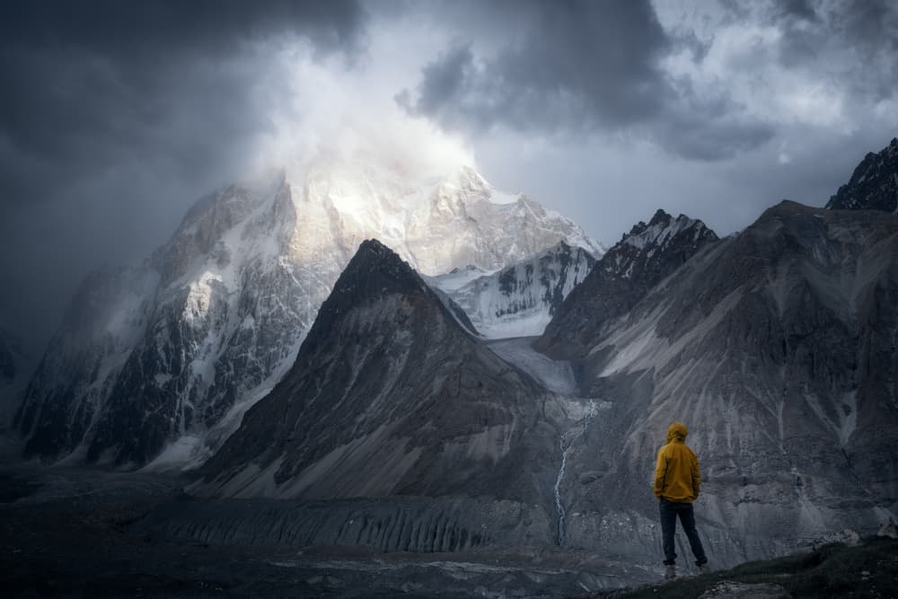 Misty Mountain Adventure by Damon Hao — canvas wall art