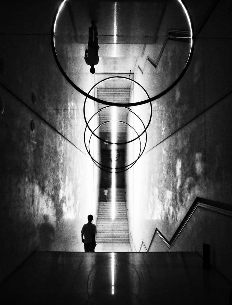 Reflected Journey Down by Mi Young Choi — canvas wall art