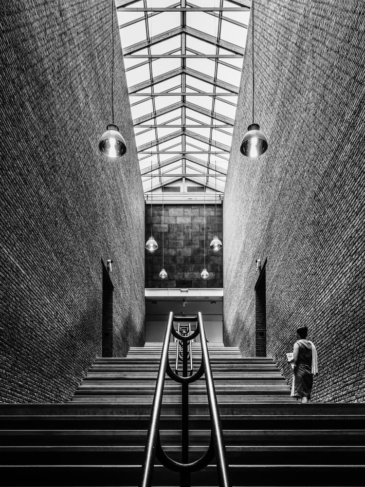 Grand Staircase Ascent by Luc Vangindertael (laGrange) — canvas wall art