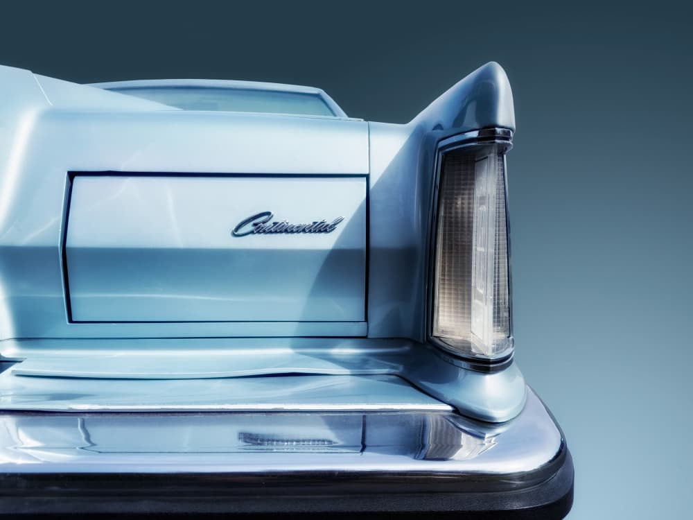 Classic Blue Auto Detail by Roland Weber — canvas wall art