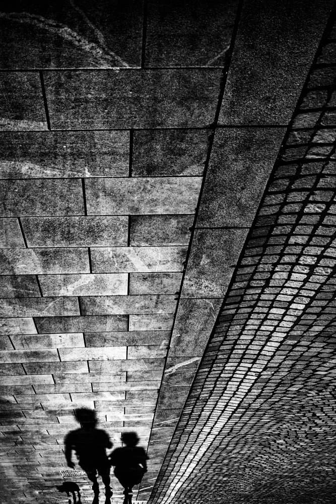 Urban Shadow Geometry by Aleš Klabus — canvas wall art