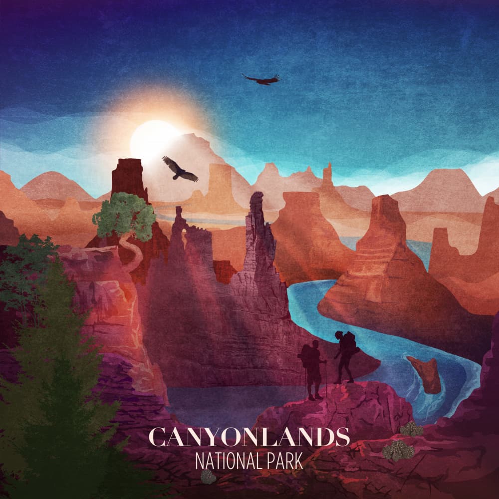 Canyon Sunrise Vista by Emel Tunaboylu — canvas wall art