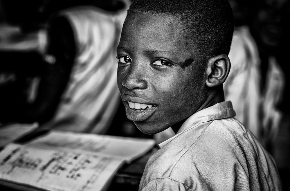 Joyful Young Student by Joxe Inazio Kuesta Garmendia — canvas wall art