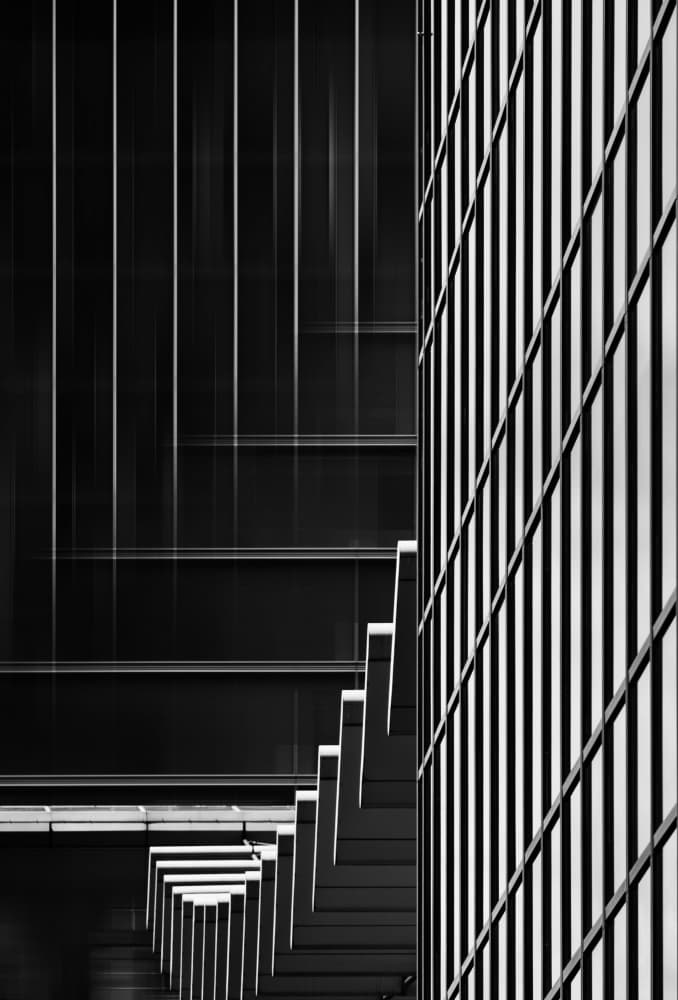 Modern Architectural Geometry by Greetje van Son — canvas wall art
