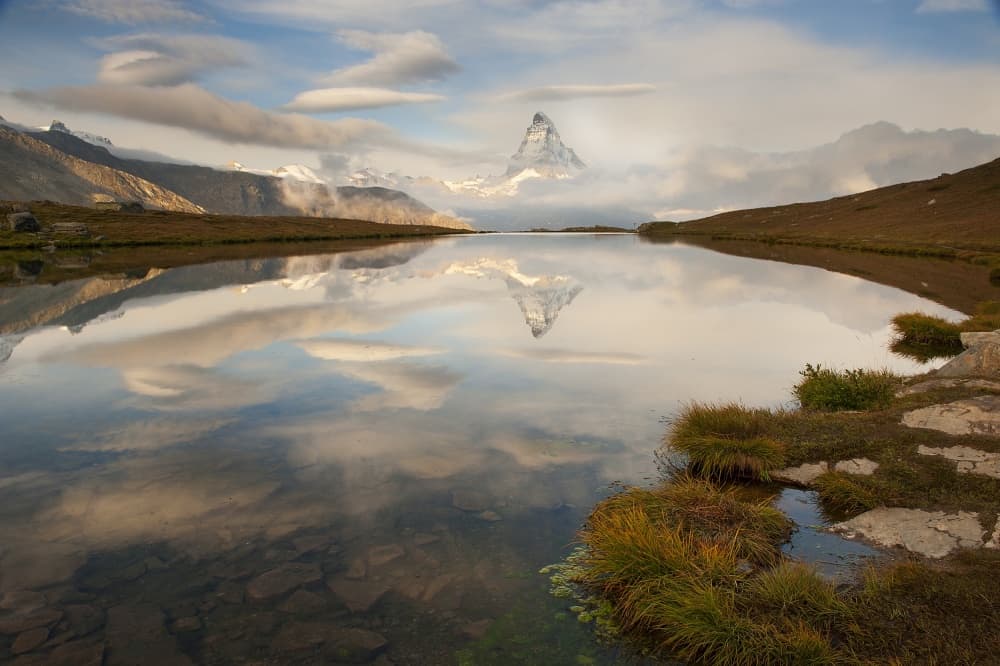 Matterhorn Lake Reflection by Marco Galimberti — canvas wall art