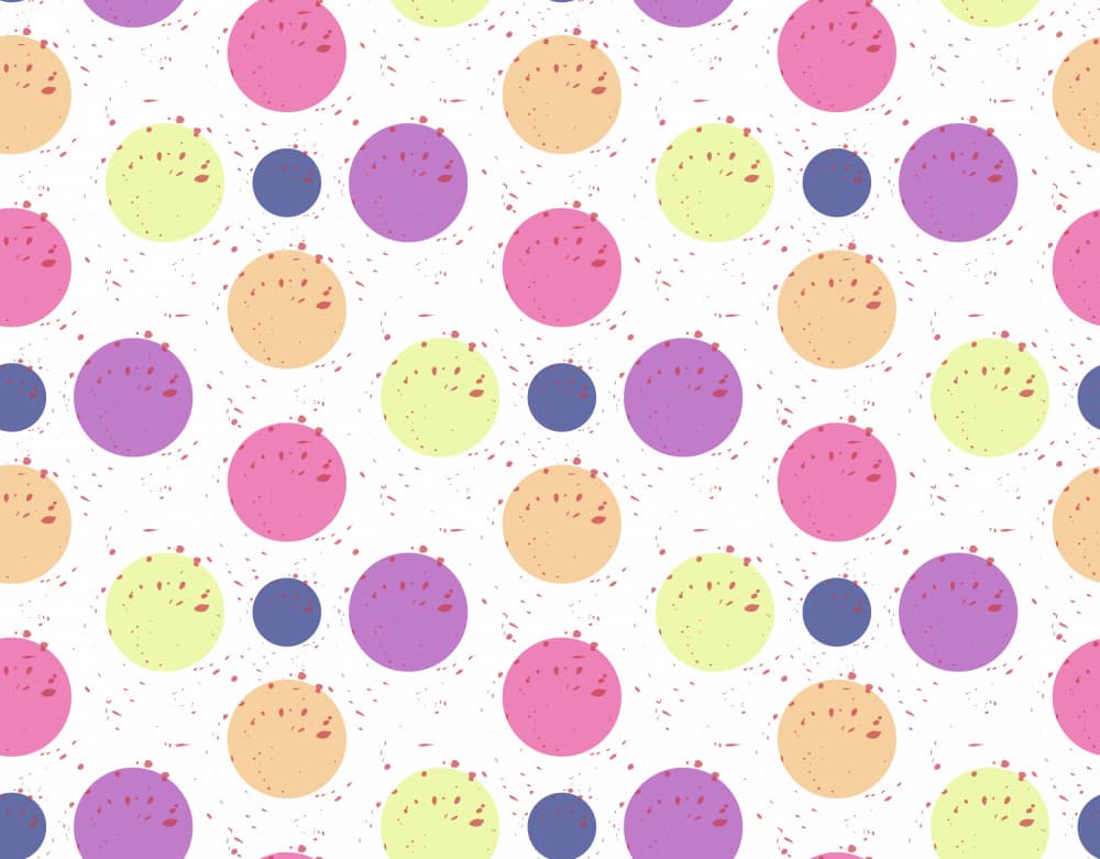Playful Pastel Circles by Marika Barsrsind — canvas wall art