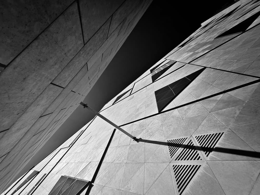 Architectural Angles Abstract by Hesham Ragab — canvas wall art