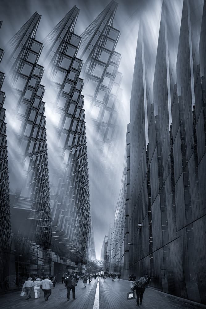 Dynamic Urban Blur by Stefan Kierek — canvas wall art