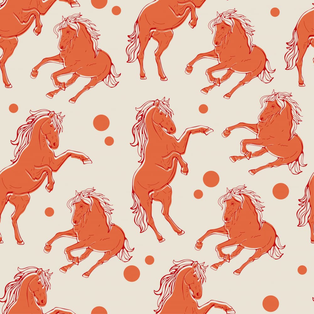Energetic Horse Pattern
