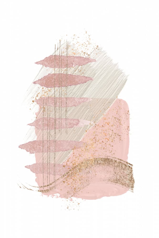 Sparkling Rose Abstract by Sally Ann Moss — canvas wall art