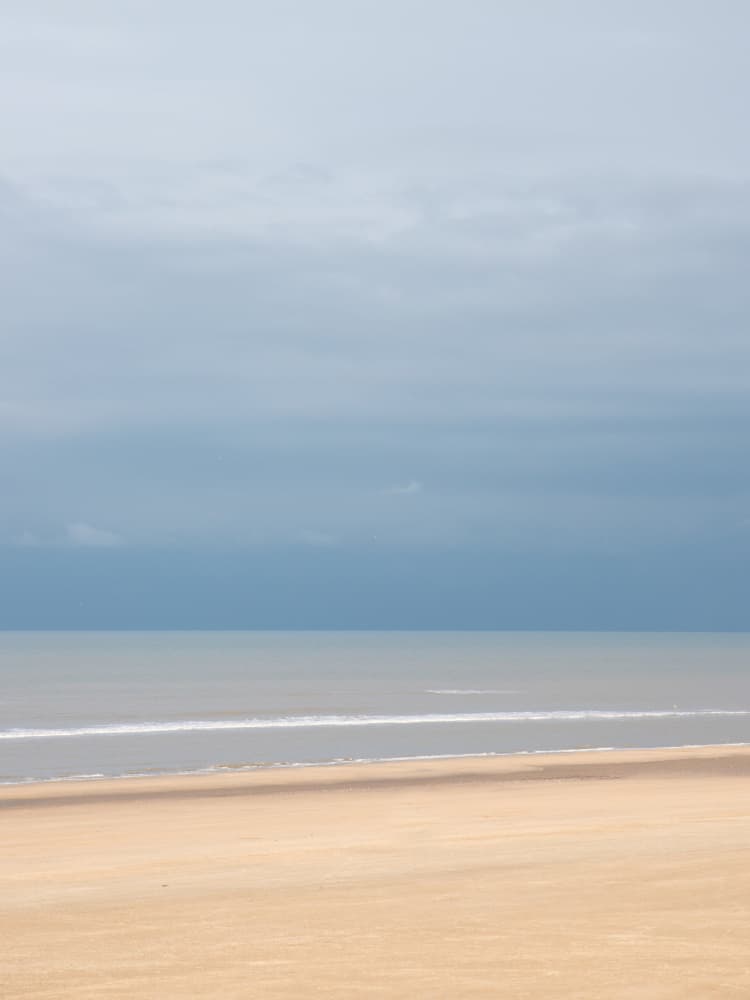 Calm Beach Horizon by Christa Stroo — canvas wall art