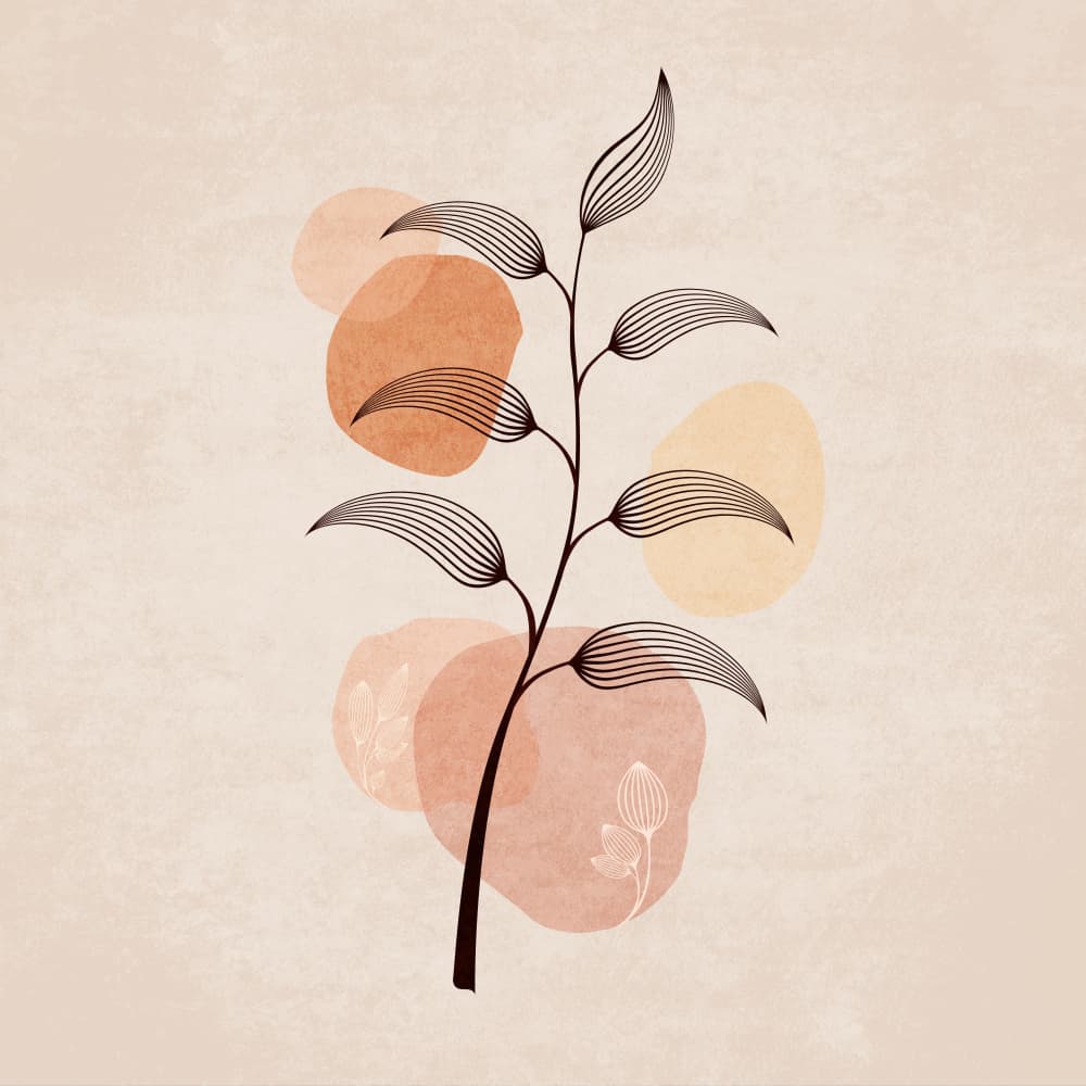 Elegant Branches by Emel Tunaboylu — canvas wall art