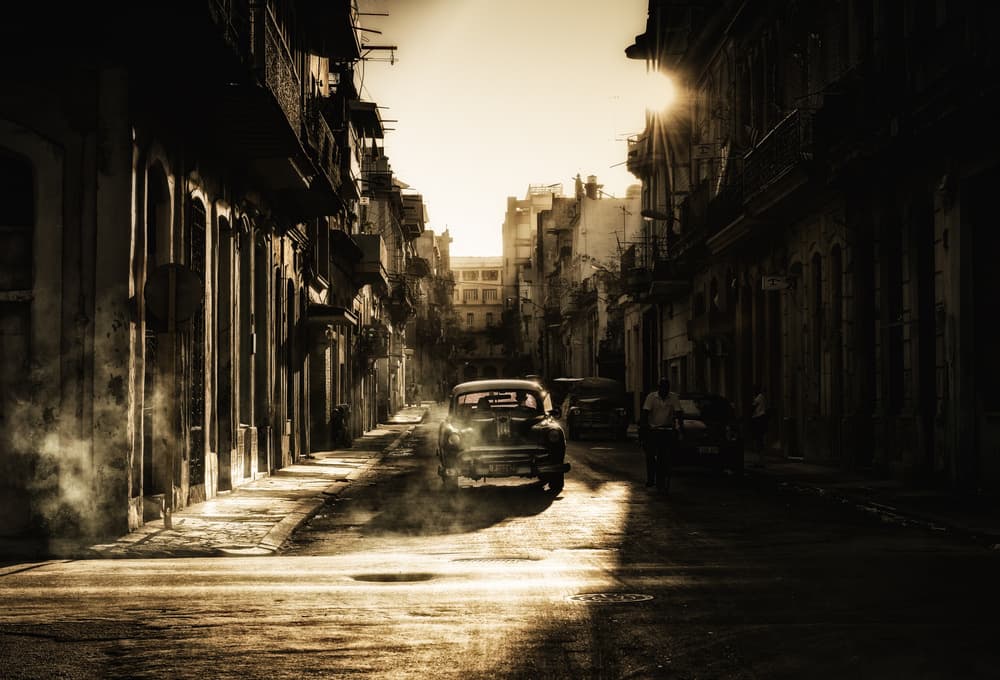 Classic Car Old Havana by Baris Akpinar — canvas wall art