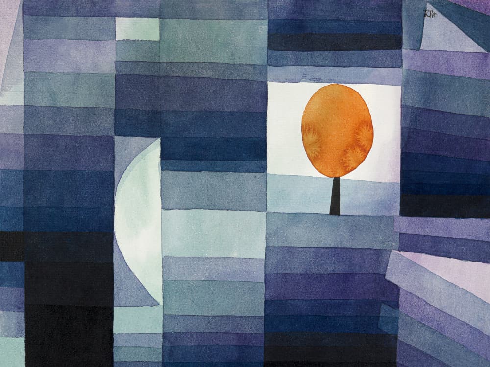 The Harbinger of Autumn 1922 by Paul Klee — canvas wall art