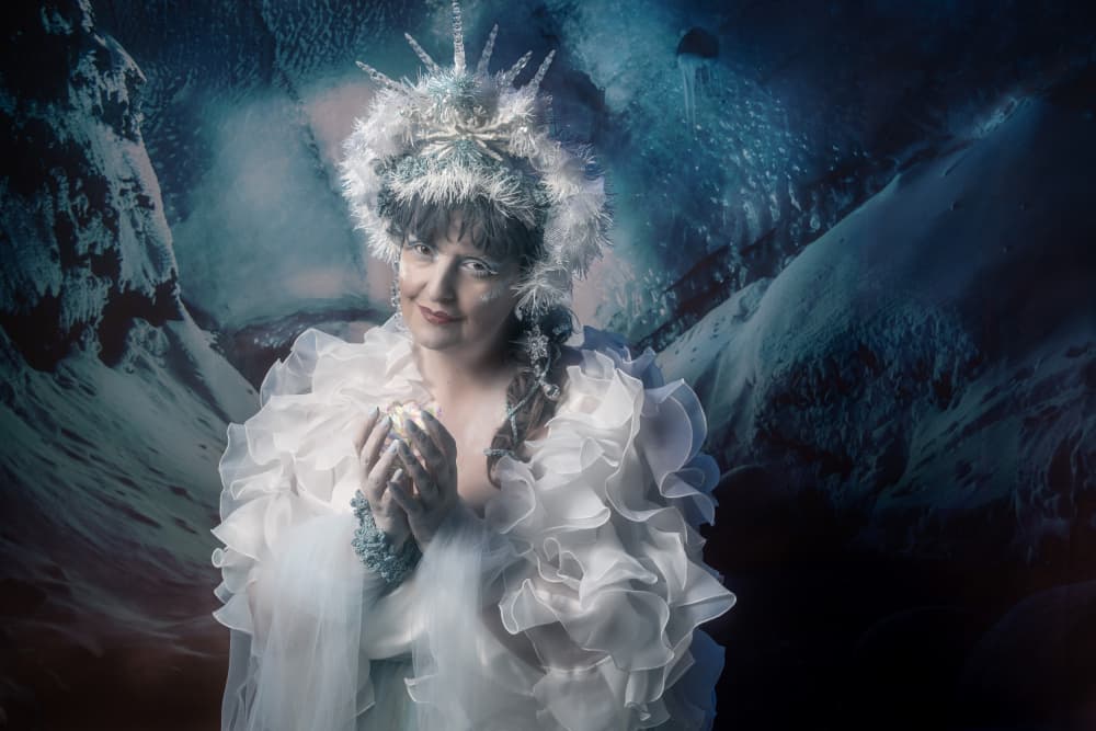 Ethereal Ice Queen by Ineke Mighorst — canvas wall art