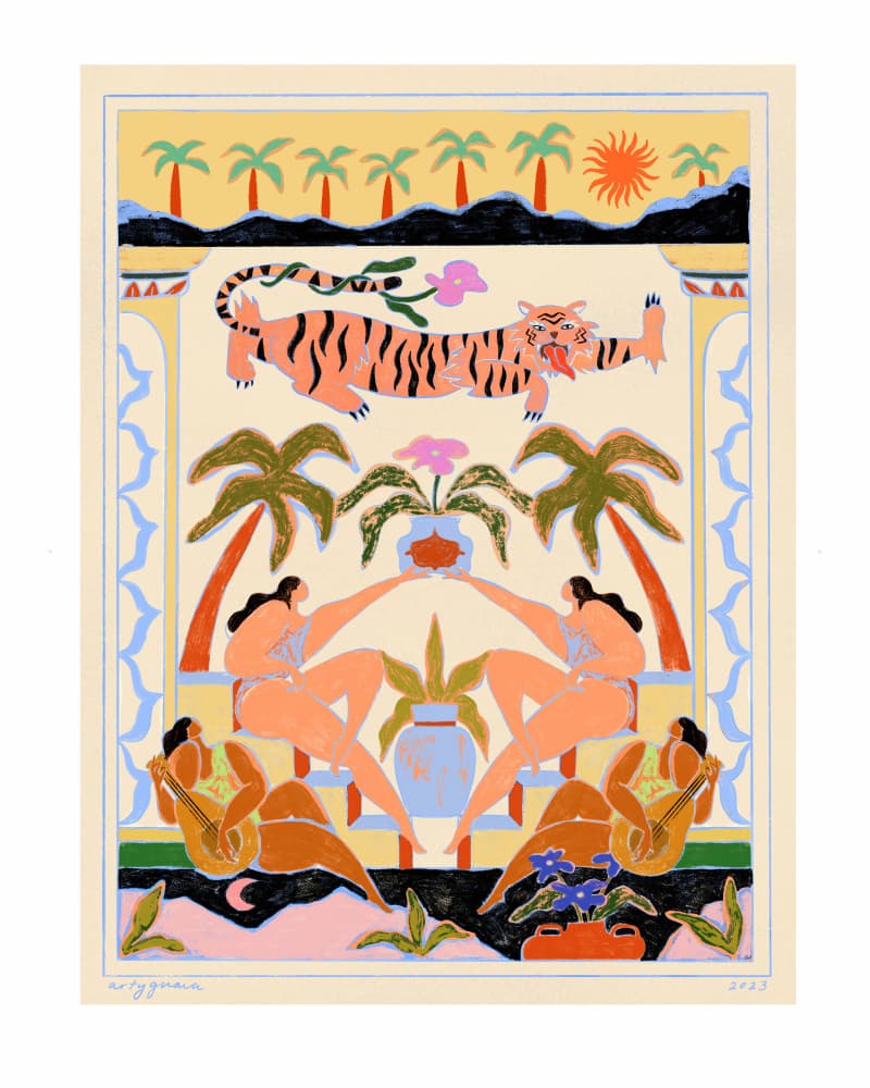 Tropicana by Arty Guava — canvas wall art