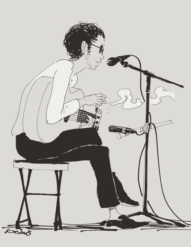 Acoustic Singer Solo by pomodorosa — canvas wall art