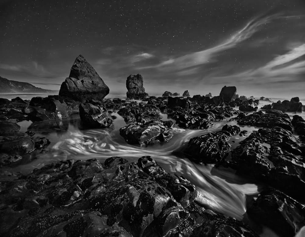 Mystic Rocky Shore by Yan Zhang — canvas wall art