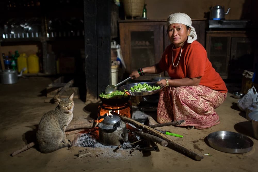 Rural Kitchen Warmth by Dan Mirica — canvas wall art