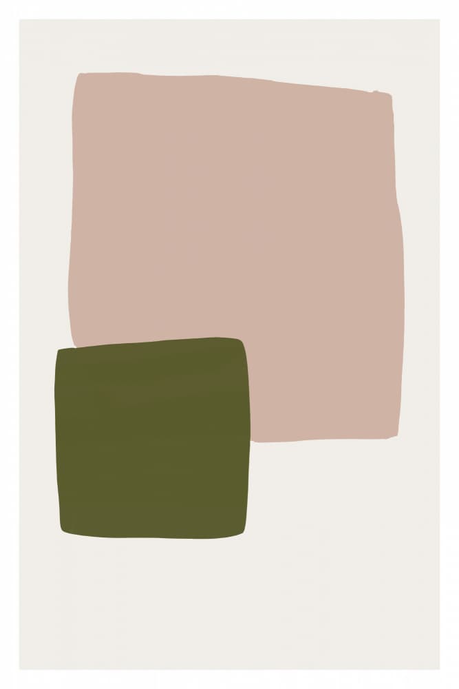 Modern Color Blocks by cartissi — canvas wall art
