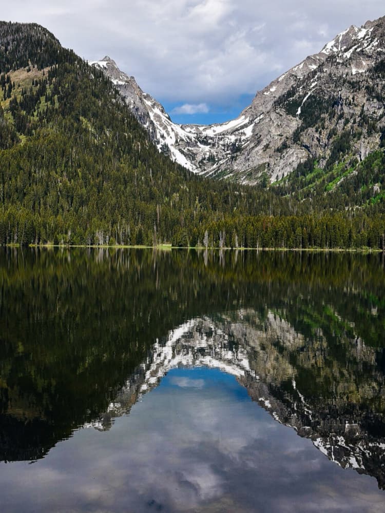 Majestic Mountain Reflection by Del Mundo Imagery — canvas wall art