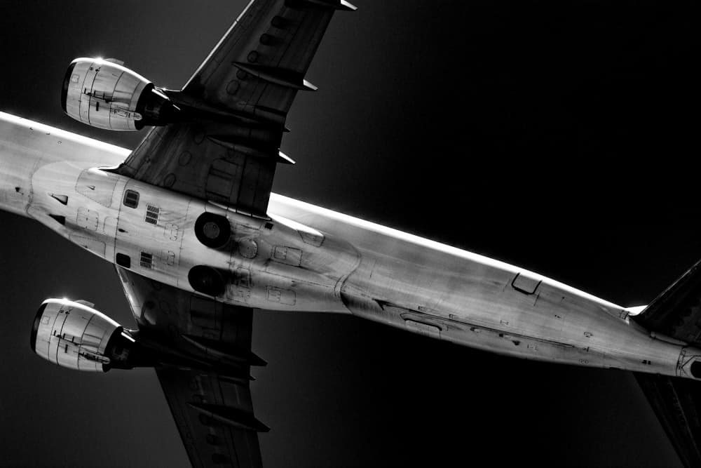 Sleek Aircraft Ascending by Tal Paz-Fridman — canvas wall art