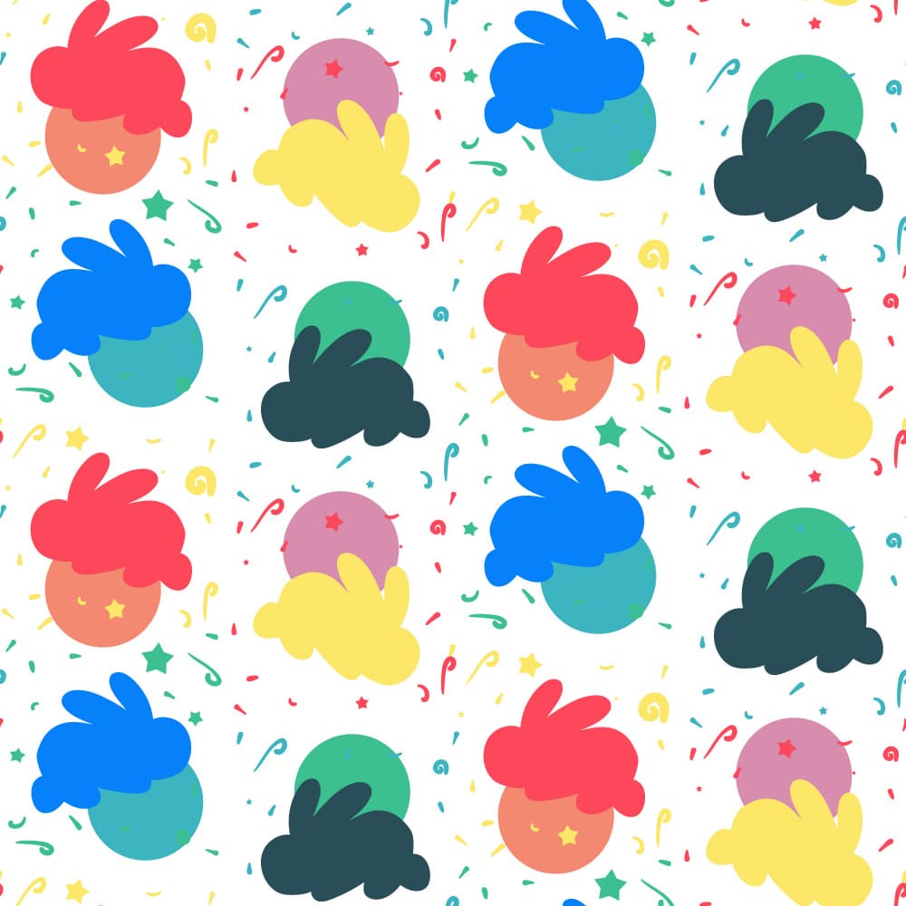 Sweet Bunny Cupcakes by Marika Barsrsind — canvas wall art