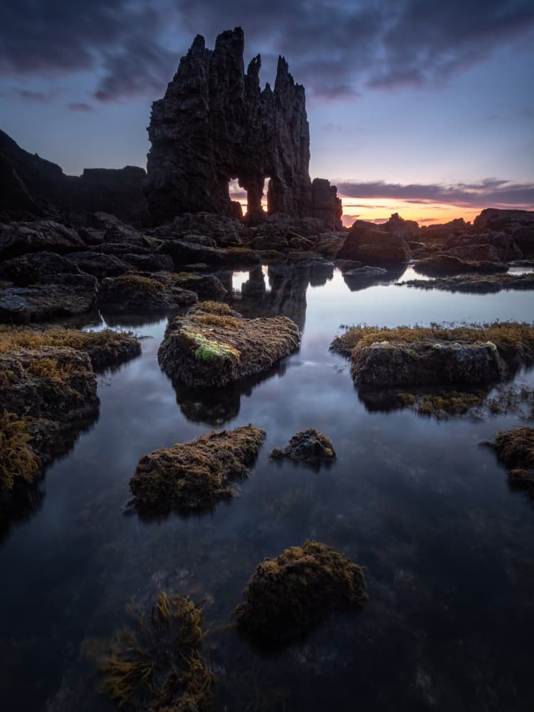 Twilight Sea Arch by Alberto García — canvas wall art