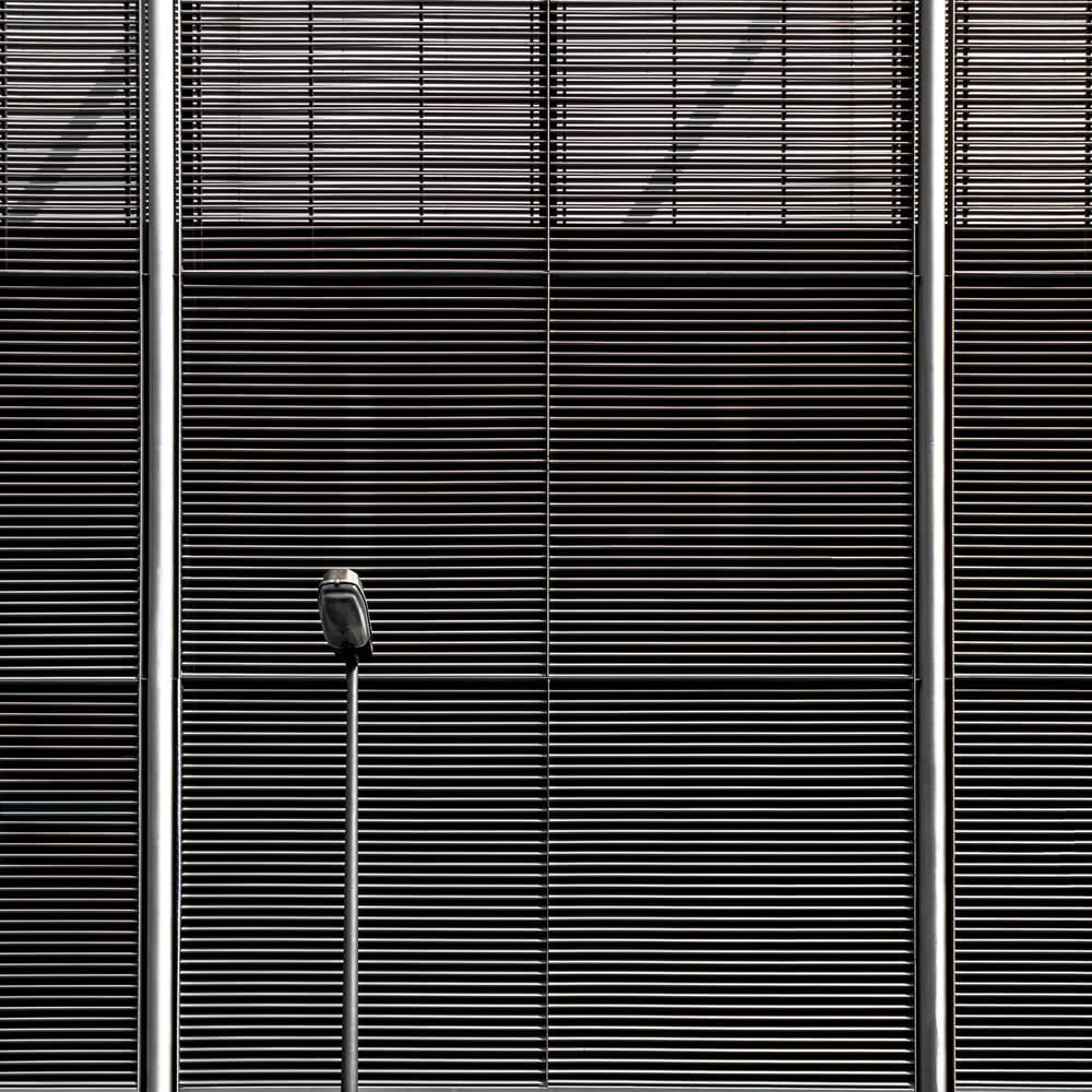 Urban Lines Streetlight by Gilbert Claes — canvas wall art