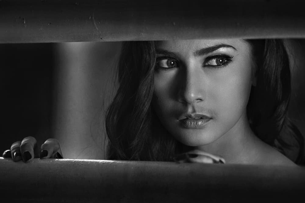 Intense Peeking Gaze by Ivan Lee — canvas wall art