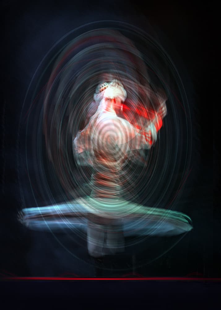 Ethereal Dance Motion by Mohamed Shawki — canvas wall art