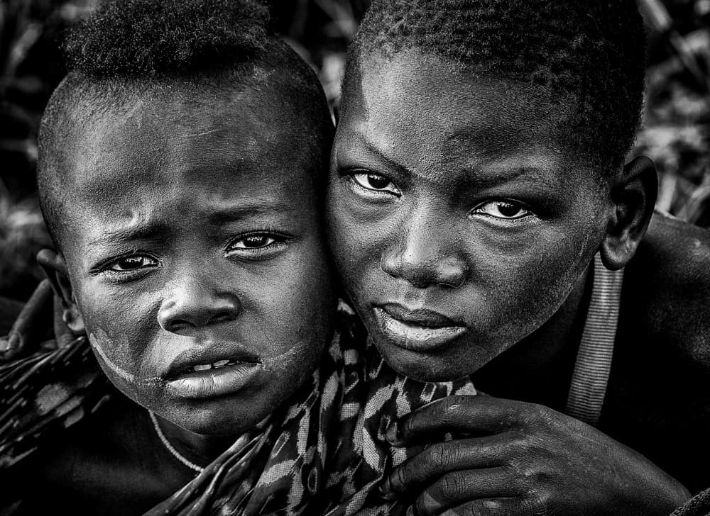 Serious African Boys by Joxe Inazio Kuesta Garmendia — canvas wall art