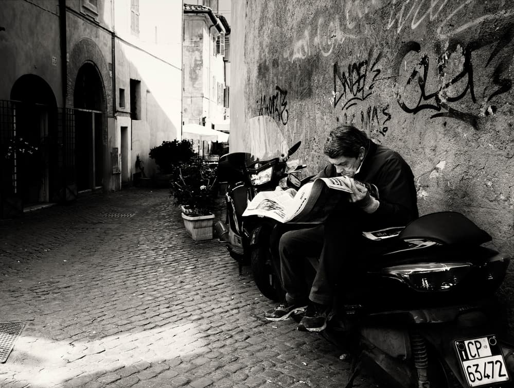Quiet Urban Read by Julien Oncete — canvas wall art
