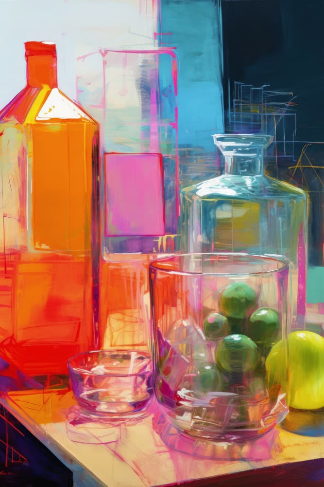 Vibrant Reflections by Treechild — canvas wall art