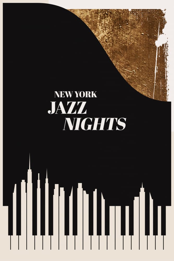 Jazz Nights by Kubistika — canvas wall art